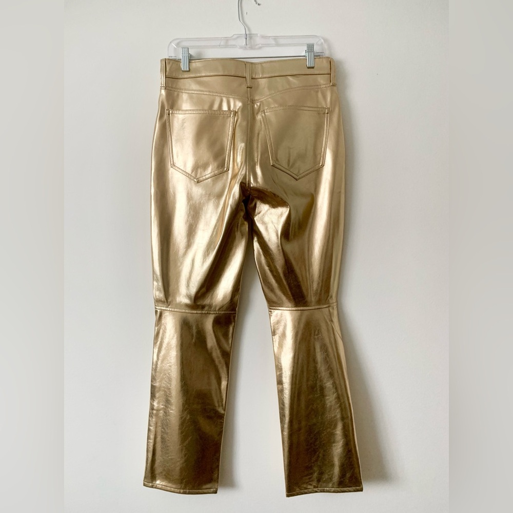 NWOT Gap Vegan Leather Cheeky Straight Pants - Picture 2 of 6